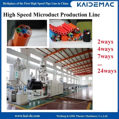 2 Ways 4 Ways To 24 Ways Microduct Bundles Produksi Line Dua Lapisan Co-Extrusion