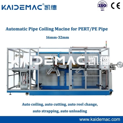 PE PERT Coiler Pipa Bergelombang / Mesin Penggulung Otomatis