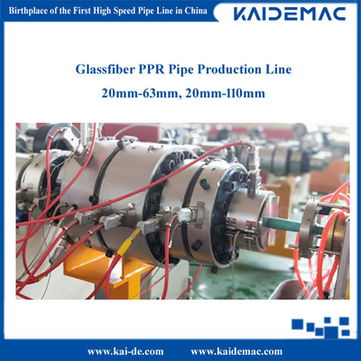 Mesin pembuatan pipa PPR yang diperkuat serat kaca/garis produksi pipa PPR/ekstruder pipa 30m/menit