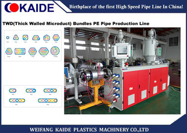 Mesin Pembuat Pipa HDPE, Telecom Microduct Bundles Production Line