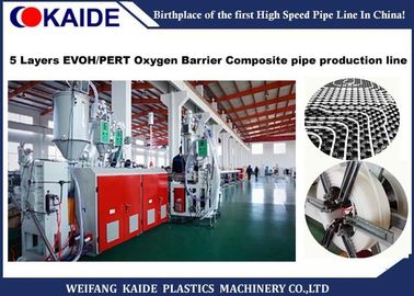 Mesin Ekstruder Pipa Penghalang Oksigen PERT/EVOH 5 Lapisan ISO CE Disetujui