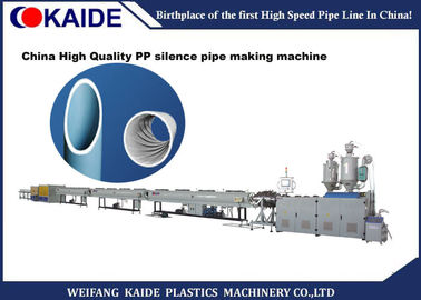 Lini produksi Pipa PP 50mm-200mm Pengoperasian Mudah Dengan Sistem Kontrol Siemens PLC