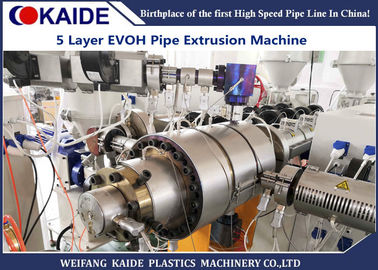 EVOH Oxygen Barrier PE RT Pipe Extrusion Line Mesin Produksi Pipa Komposit Multilayer