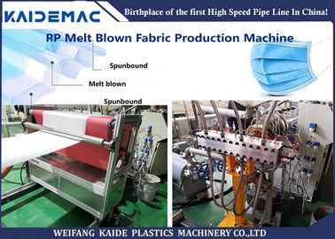 15m / Min Melt Blown Machine, Non Woven Fabric Membuat Mesin Umur Panjang