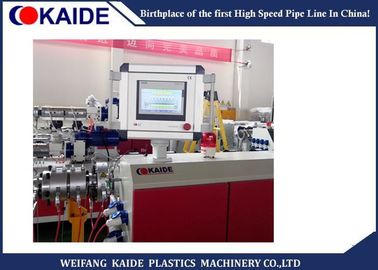 LDPE Pump Pipe 6.5mm 60m / Min Jalur Produksi Pipa Plastik