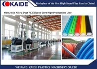 Microduct Silicon Core PE Pipa Line Produksi 60m / min CE ISO Certified