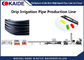 Jalur Produksi Pipa Irigasi Tetes Kecepatan Tinggi PE / Mesin Ekstrusi Dripline Silinder