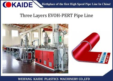 3 Layers Line Produksi Pipa Komposit EVOH-PERT Mesin Ekstrusi Tabung